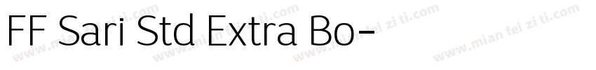 FF Sari Std Extra Bo字体转换